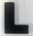 Black Plastic Letter 9.5" Tall Capital L