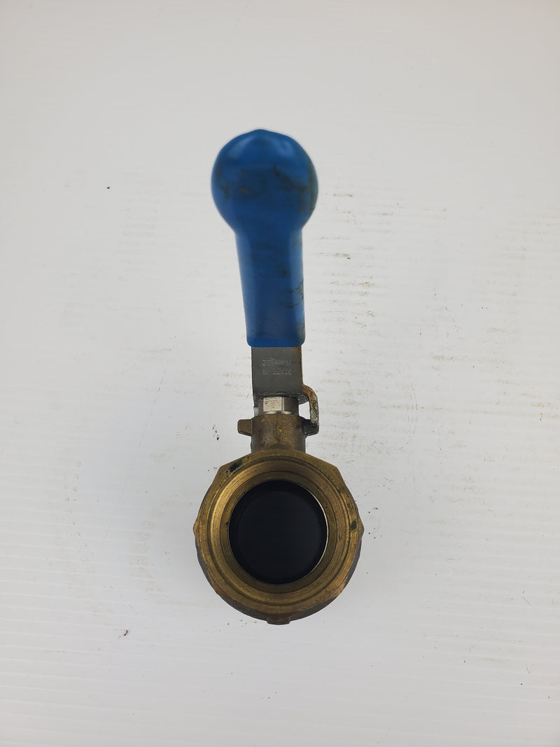 Fastenal 600 CWP PN40 MS58 Brass Ball Valve 1 1/2"