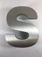Metal Block Letter Lowercase "s" 9 5/8" for Signs, Crafts, Home Decor Lettering