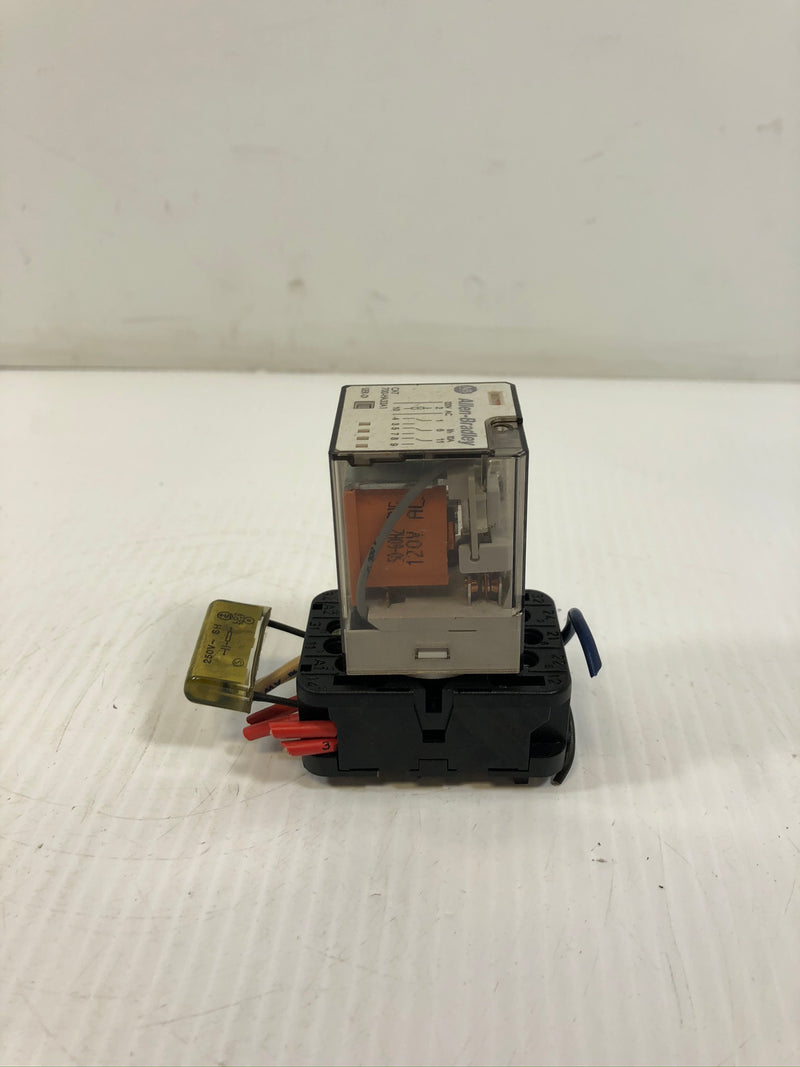 Allen-Bradley 700-HA33A1 Series D Relay with Base and Rifa PMR 202 MD RC-Unit