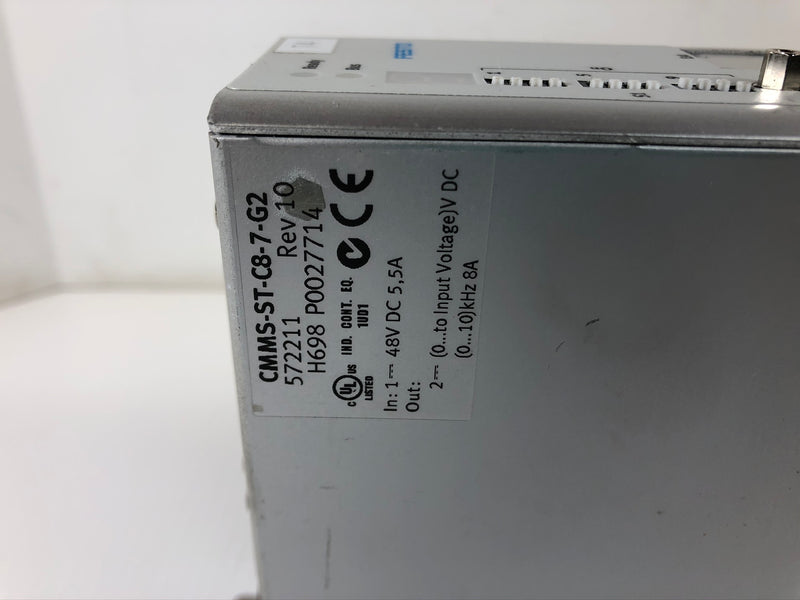 Festo CMMS-ST-C8-7-G2 Motor Controller 572211 Rev 10