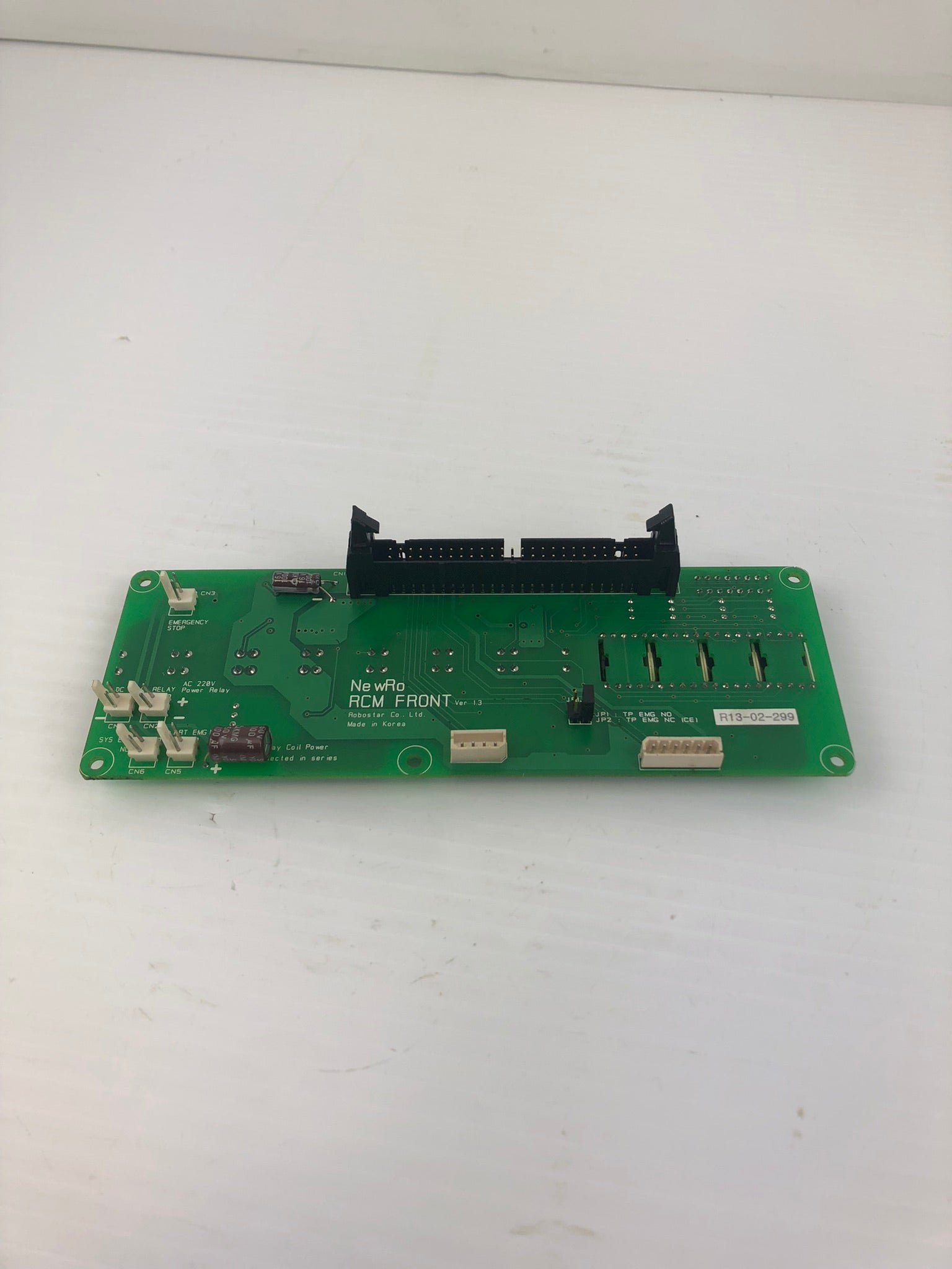 Robostar R13-02-299 Circuit Board NewRo RCM Front