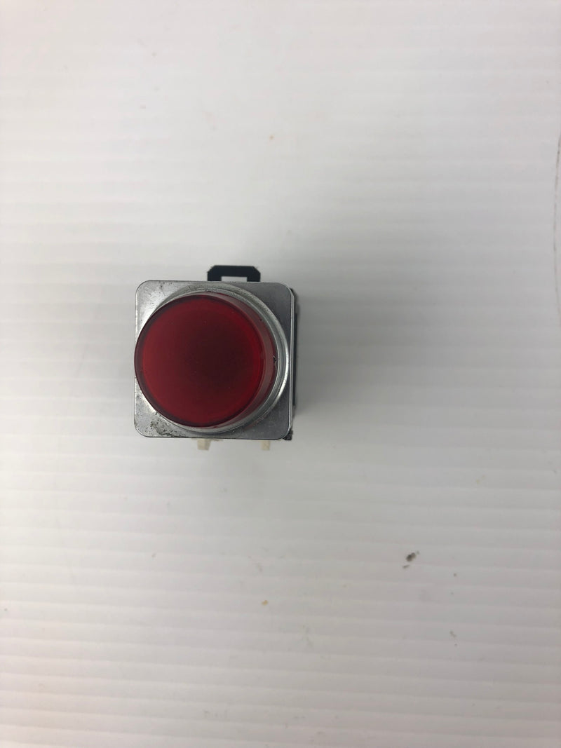 Square D 9011 DFSN Push Button Switch Red