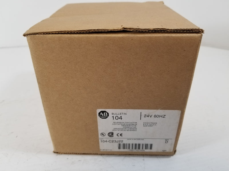 Allen-Bradley 104-C23J22 3 Pole Reversing Contactor