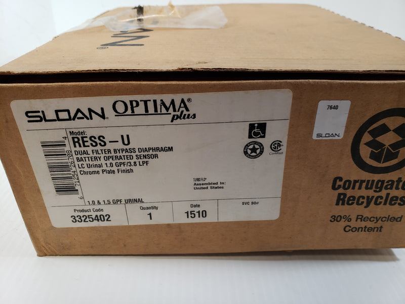 Sloan Optima Plus Dual Filter Bypass Diaphragm RESS-U