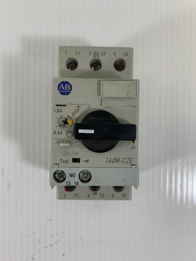 Allen Bradley Motor Protector Circuit Breaker 140M-C2E-B10 Series B