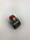 Furnas Electric 52PA8B2 Red Push Button Series B
