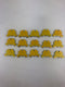 Morsettitalia Euro E4 Ground Terminal Block Green & Yellow (Lot of 15)