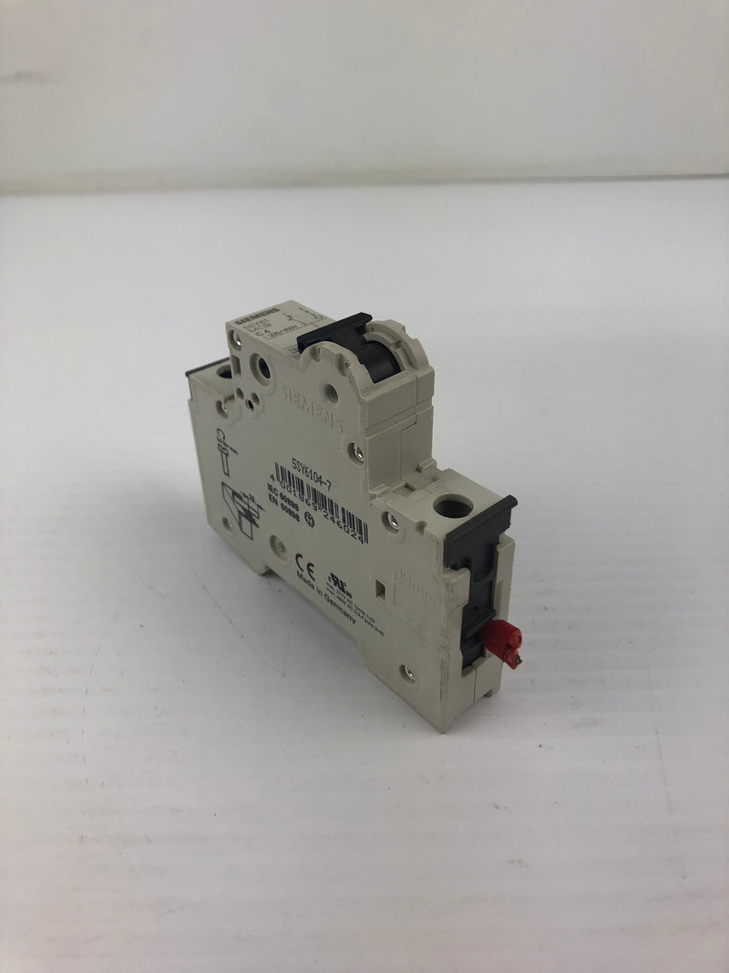 Siemens 5SY6104-7 Circuit Breaker MCB C4 230/400V