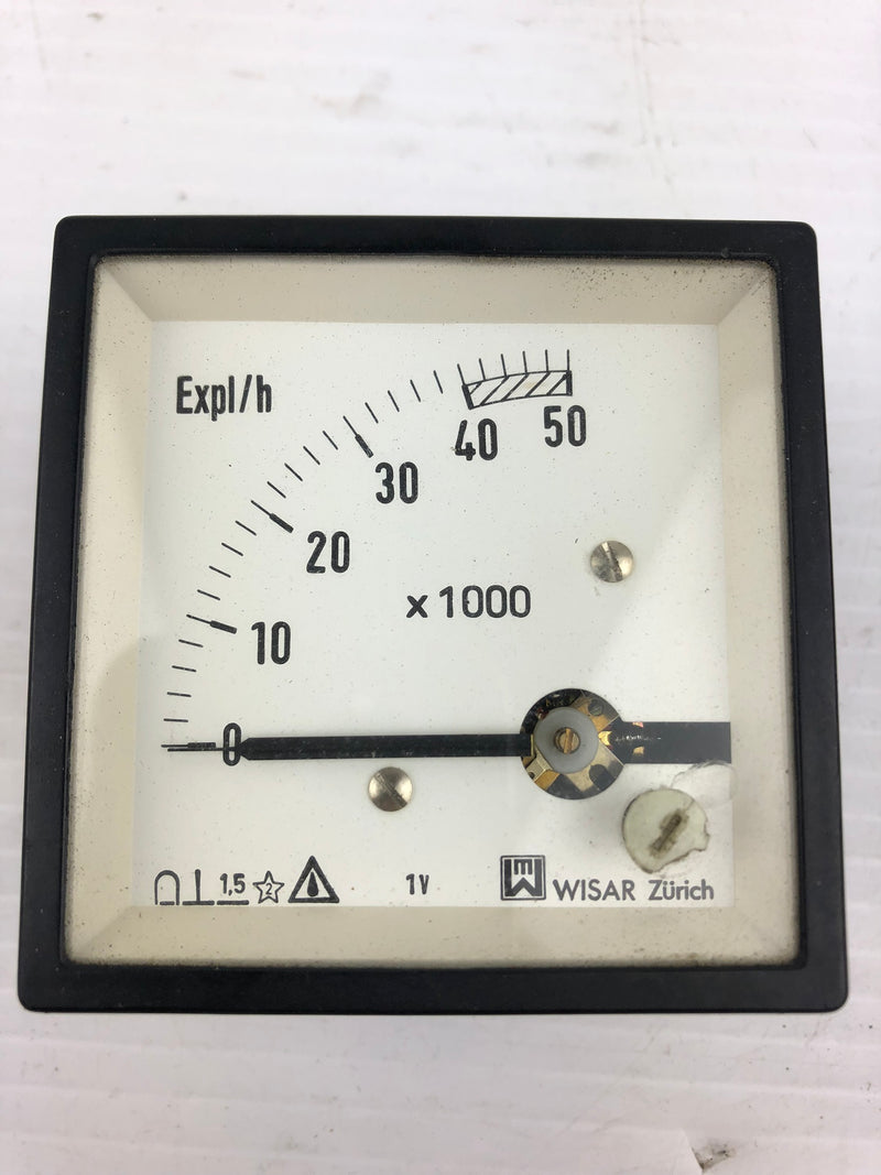 Wisar 0-50 EXPL/H Meter Gauge