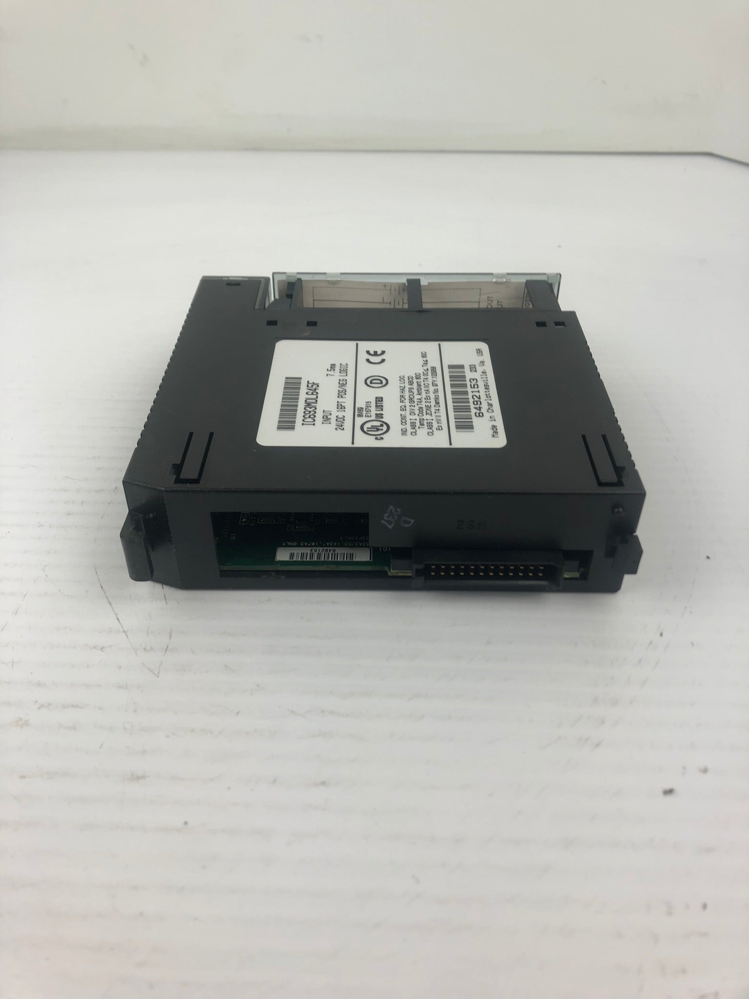 GE Fanuc IC693MDL645F Input Logic PLC Module 24VDC 16PT P0S/NEG with Door