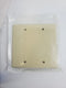 Leviton 80725-I Ivory 2G STD Blank Wallplate Thermoplastic (Box of 19)