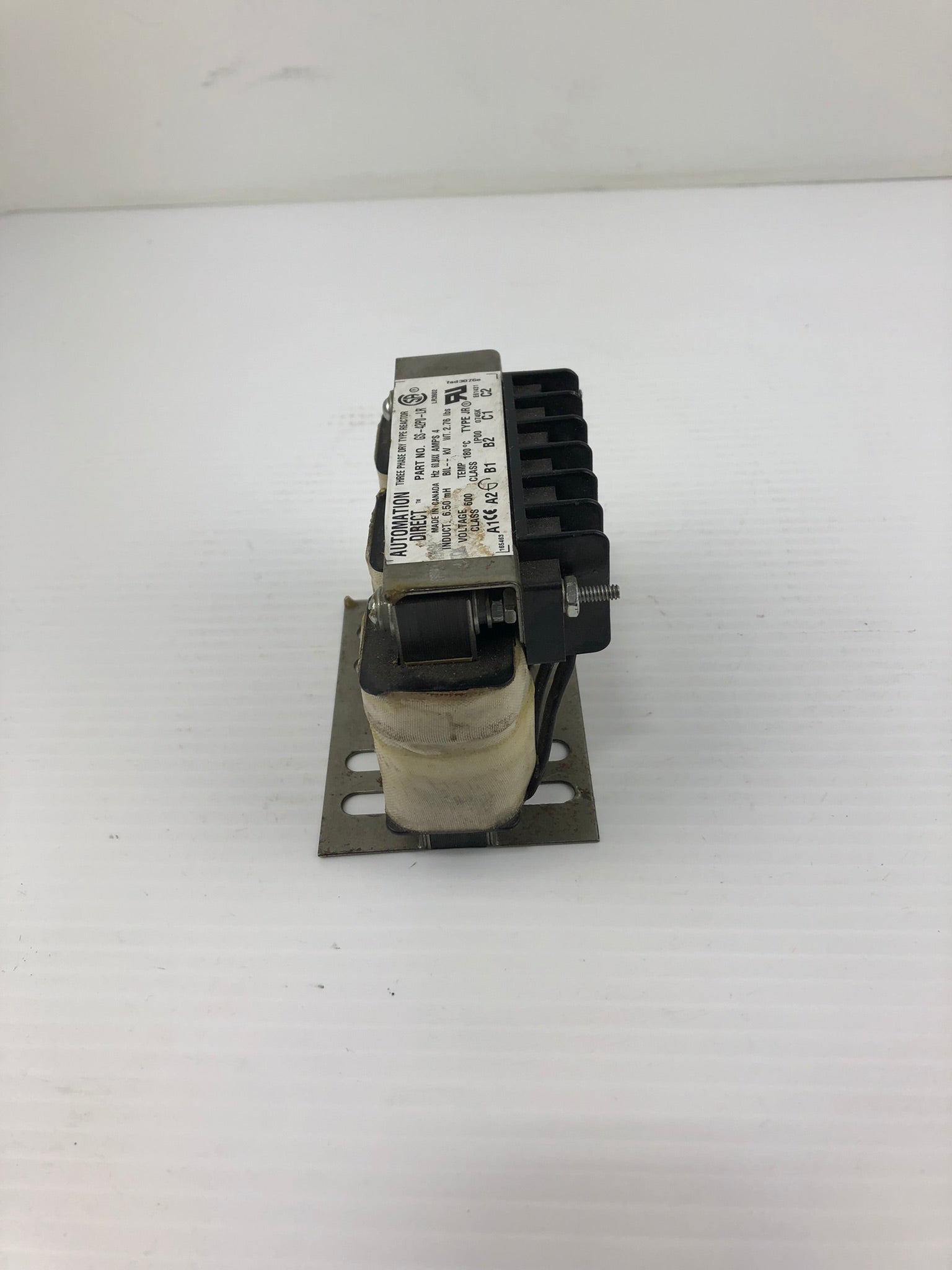 Automation Direct GS-42P0-LR Three Phase Dry Type Reactor 600 V 60 Hz 4 Amps