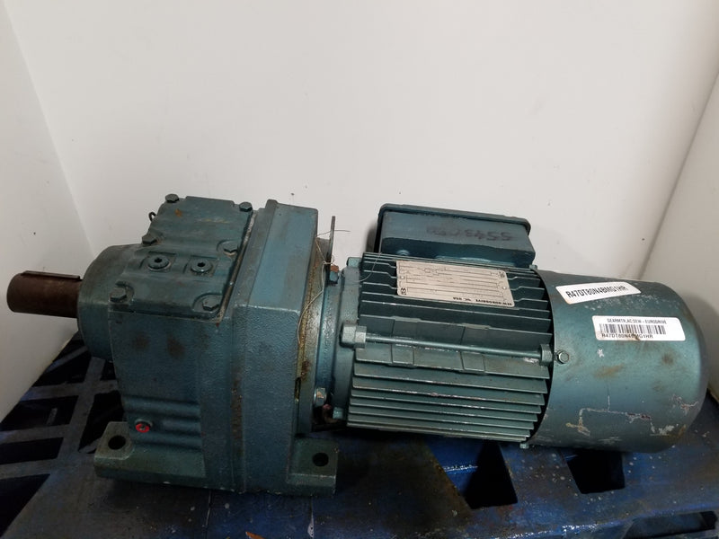 SEW Eurodrive DFT80N4BMG1HR 1HP Gearmotor 47.75:1