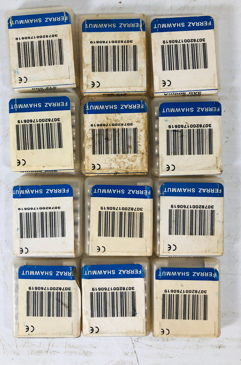 Ferraz-Shawmut Fast Acting Fuse GGC 1/2 250 V 12 Boxes (Lot of 59 Fuses)