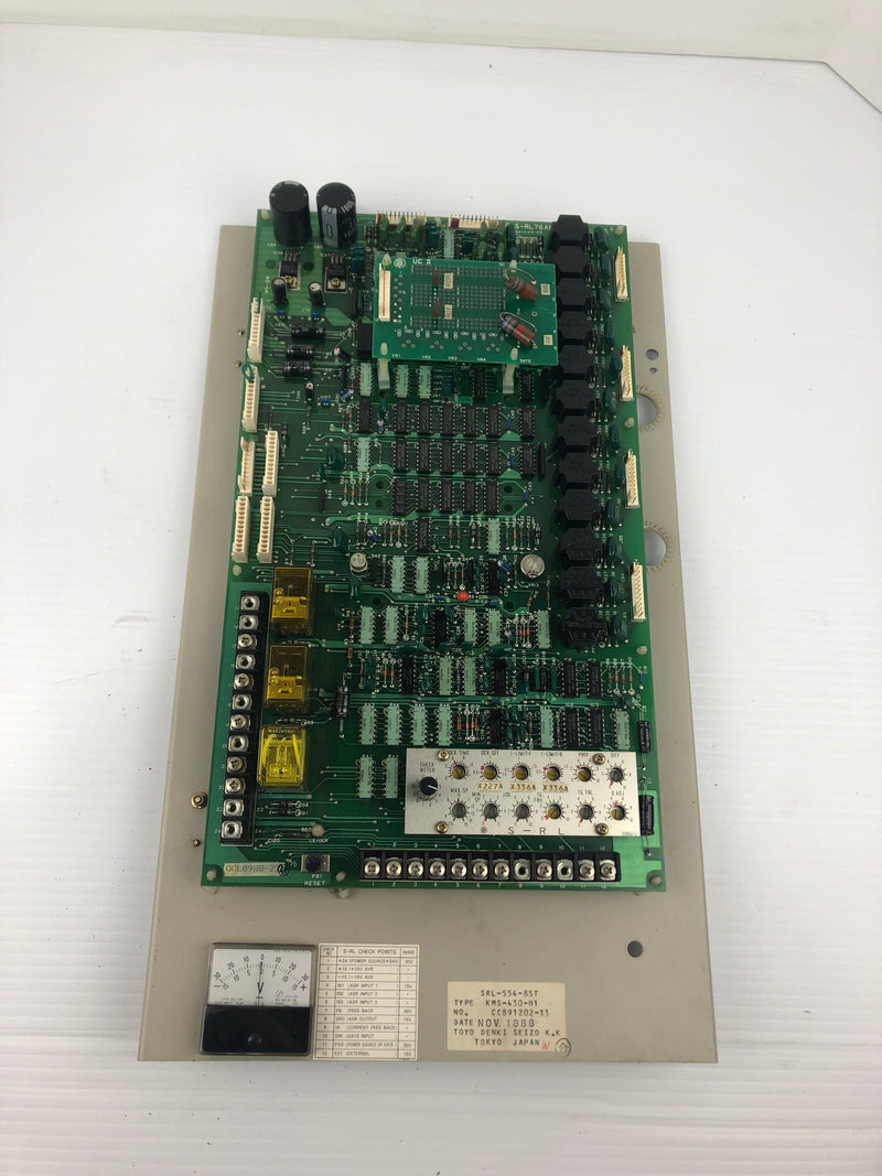 Toyo Denki KMS-430-B1 Circuit Board SRL-554-85T