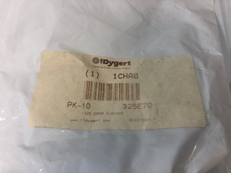 Dygert 1CHA8 O-Rings 325E70 -325 EPDM - Lot of 20