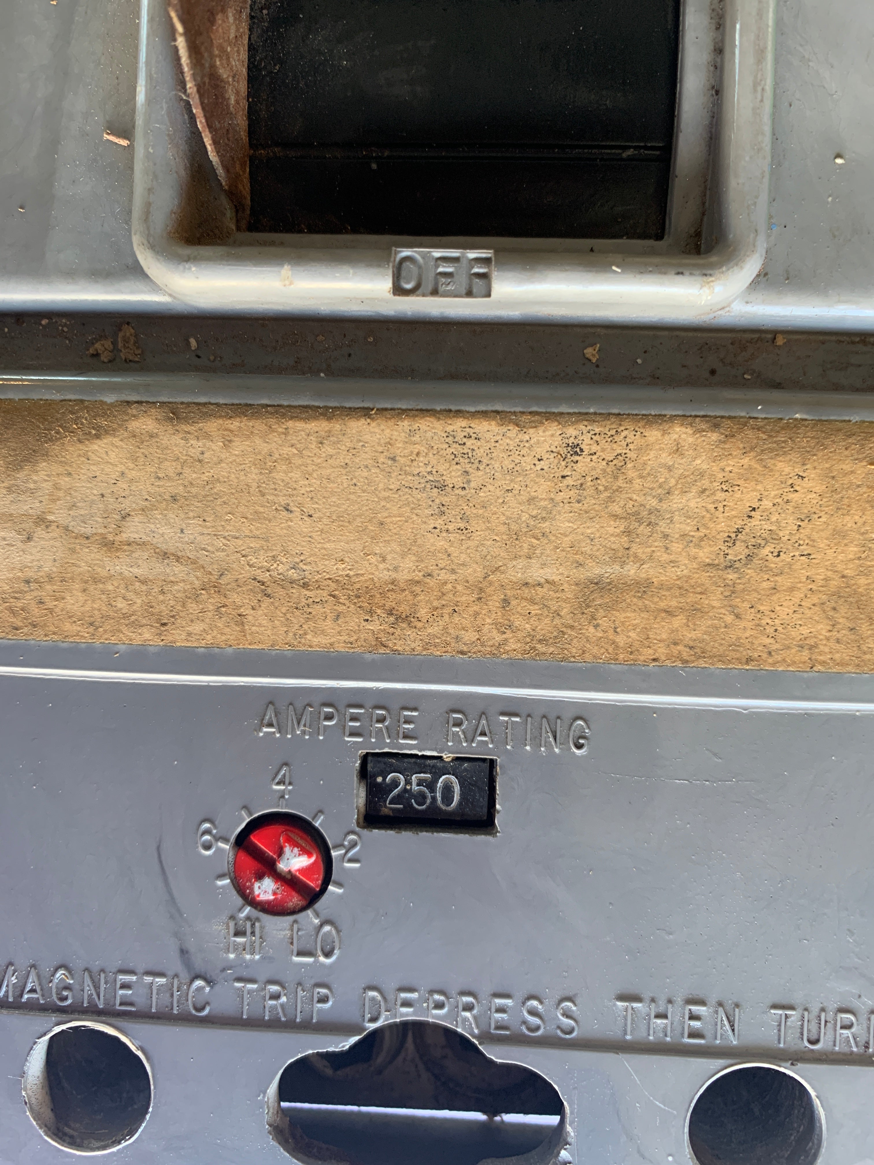 Westinghouse 250 Amp Circuit Breaker
