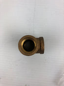 BS 3/4" Brass Screw Tee