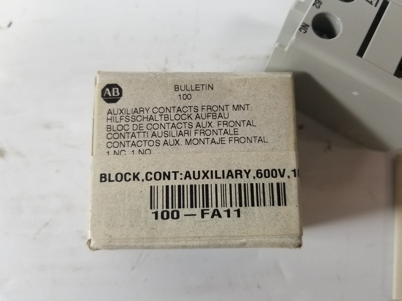 Allen-Bradley 100-FA11 Auxiliary Contact Block