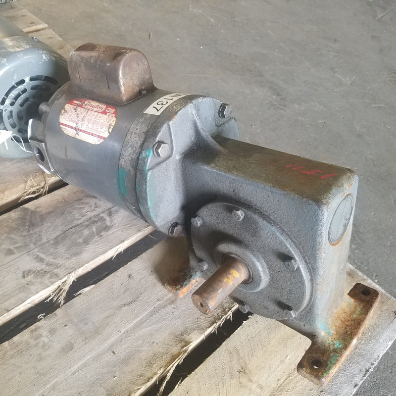 Dayton 5K340S 1/2 Horsepower Electric Gearmotor 2Z153C