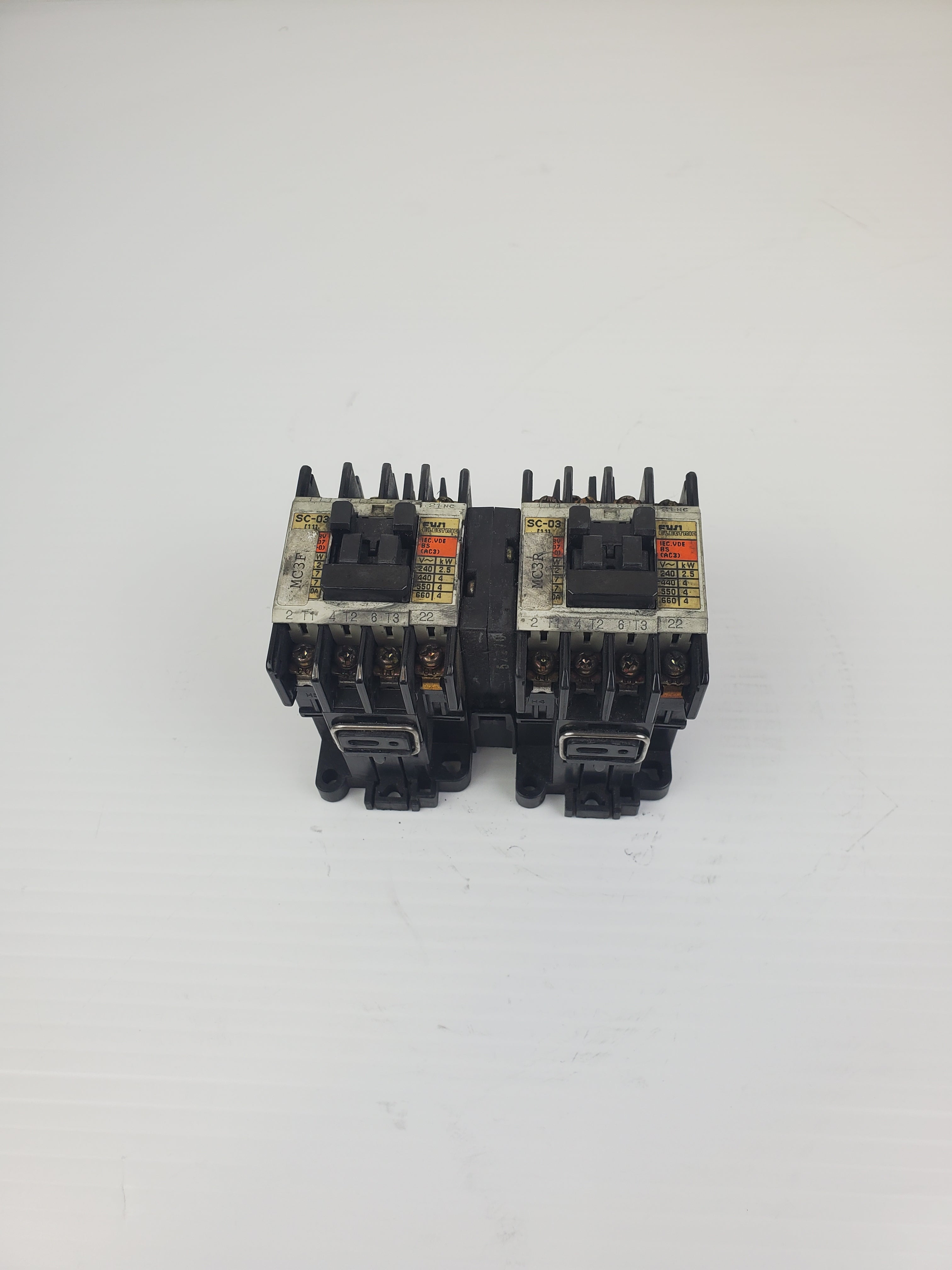 Fuji Electric 4NC0A0 Contactor SC-03 3-PH (Lot of 2)