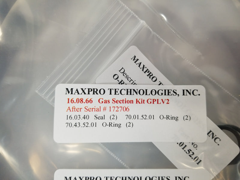 Maxpro 16.08.66 Gas Section Kit for GPLV2 (Lot of 2)