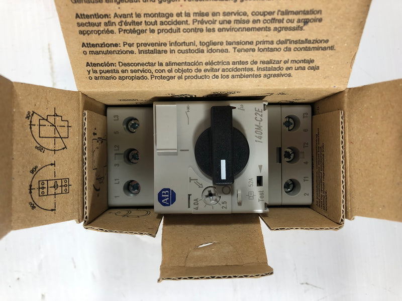 Allen-Bradley 140M-C2E-B40 Series B Motor Protection Circuit Breaker