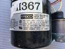 Fasco Motor U62B1 1/8 HP 3000 RPM 115 V