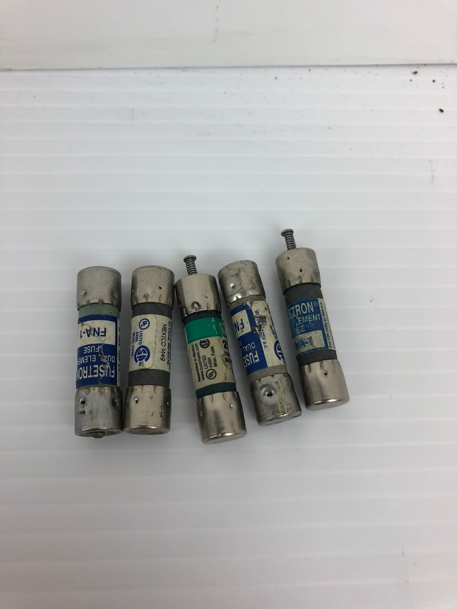 Fusetron FNA-1 Dual Element Fuses - Lot of 5