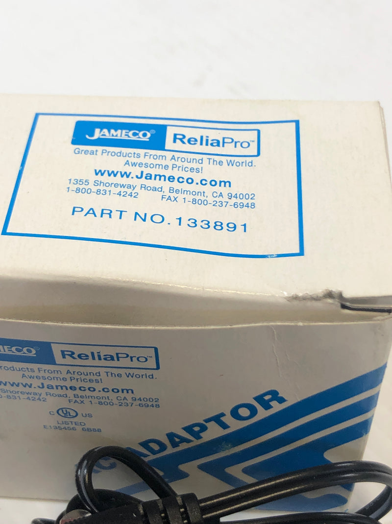 Jameco ReliaPro AC Adaptor 120V 60HZ 9VDC 300mA 133891
