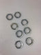1-1/2" Conduit Fitting Ridged Locknut with Rubber Ring (lot of 8)