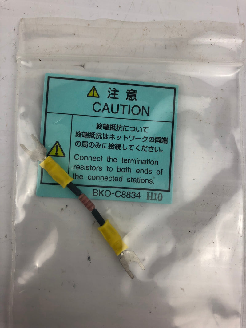 Mitsubishi BKO-C8834 H10 Terminal Block Resistors (Lot of 8)