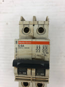 Merlin Gerin C5A Circuit Breaker 2-Pole 240V~125V Multi 9 C60