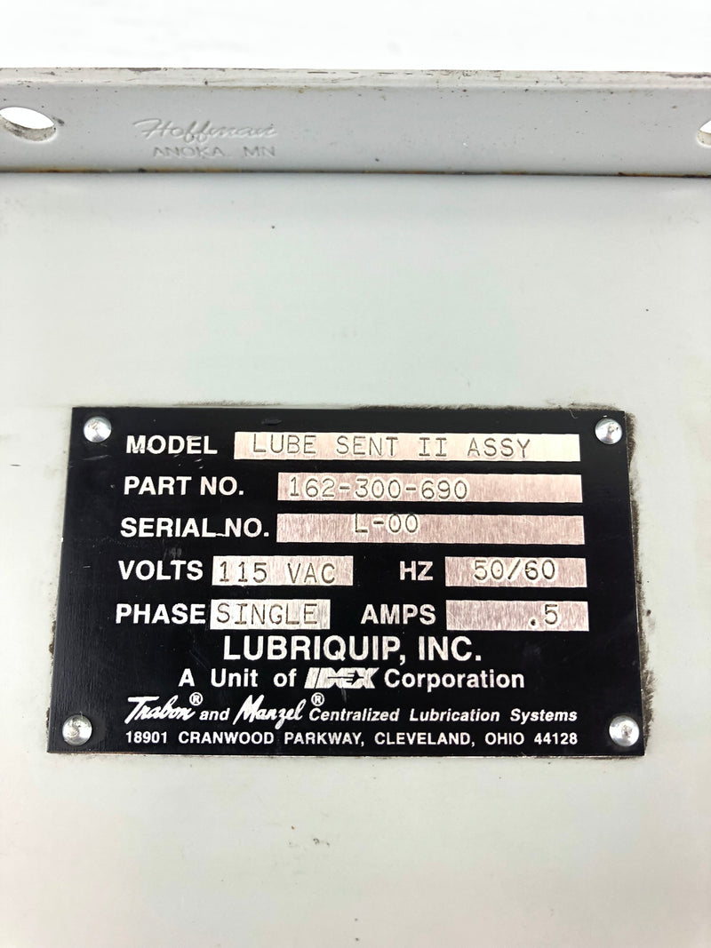 Lubriquip 162-300-690 Lube Sent II Assembly Enclosure Box Monitor Wall Mount