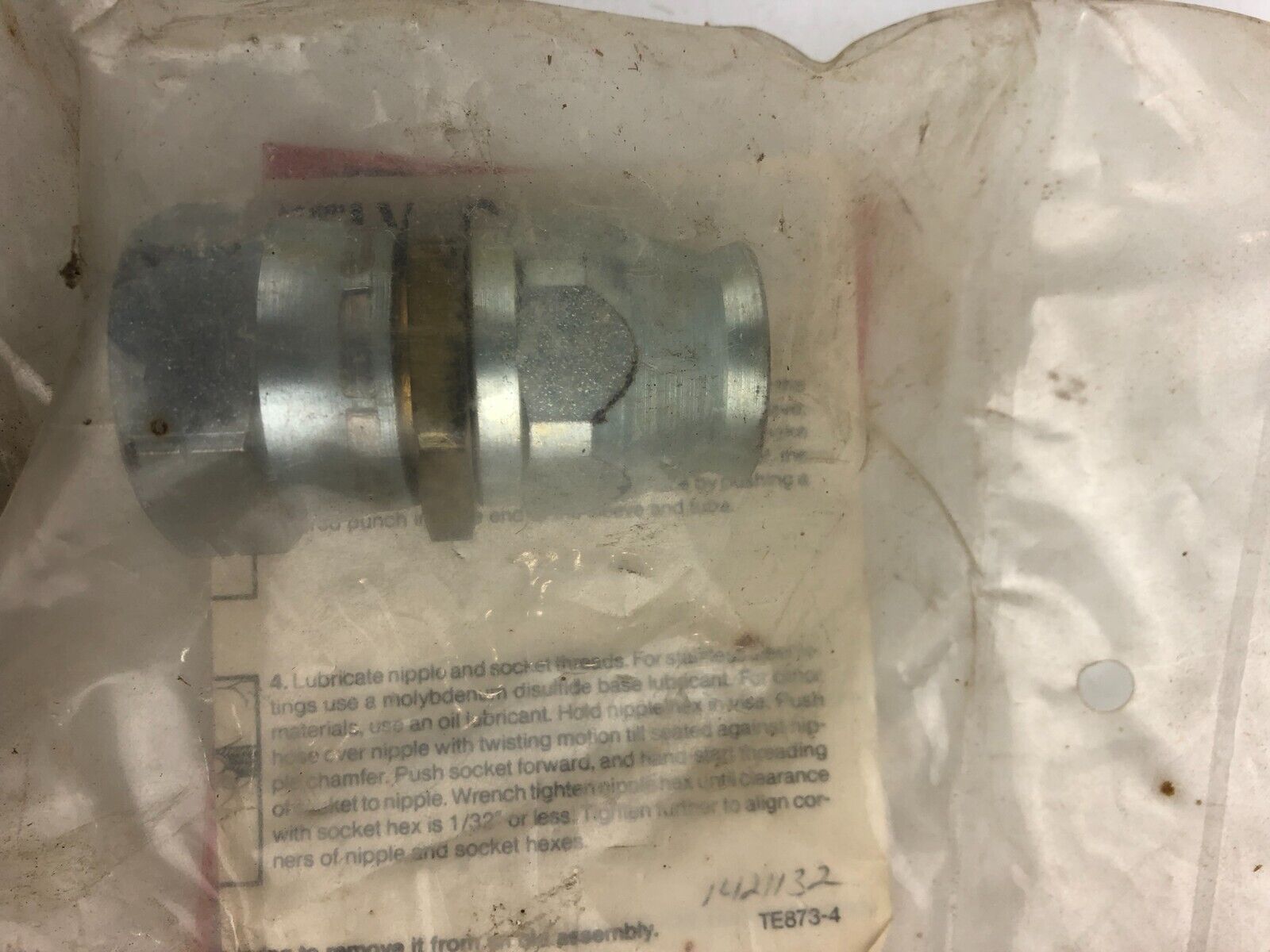 Velvac 142111 Discharge Hose Fitting 3/4" x 1-1/6" Female Thread