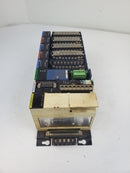 Toyopuc THR-5643 8 Slot Selector Base With Power, CPU, Output and Input Modules