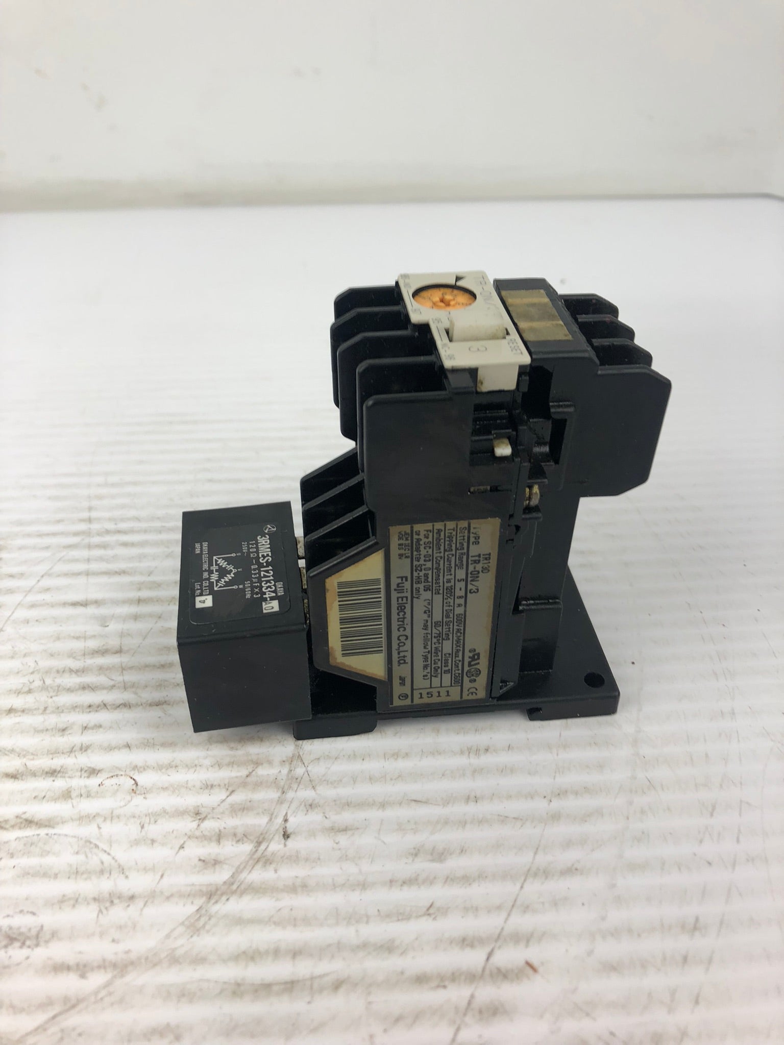 Fuji Electric TR-0N/3 Overload Relay 600 VAC with Okaya 3RMES-121334-A0
