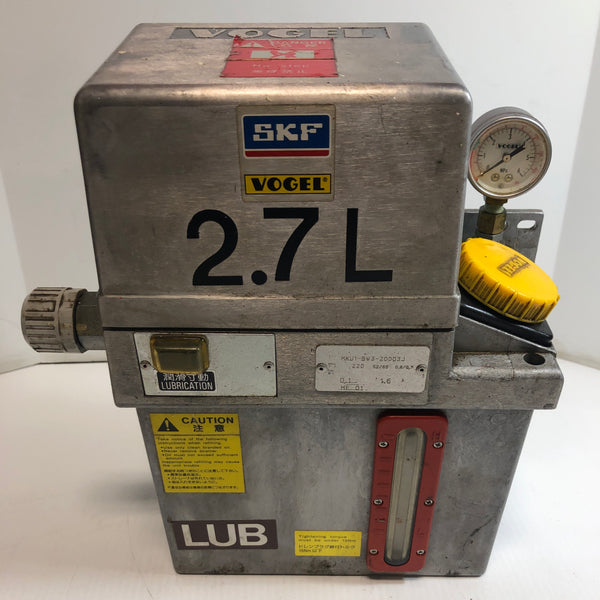 SKF Vogel Lubrication Unit 2.7L MKU1-BW3-20003J – Metal Logics, Inc.