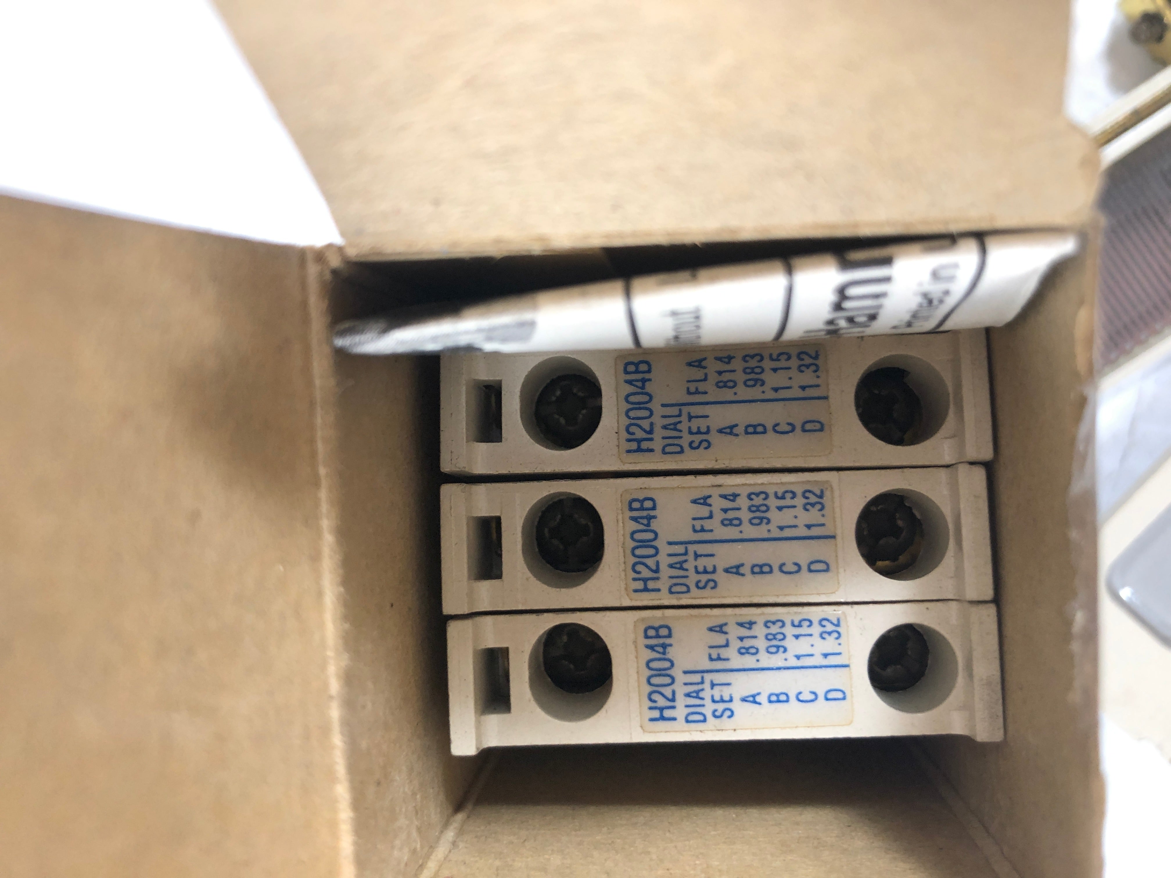 Cutler-Hammer Heater Pack H2004B (Lot of 6)