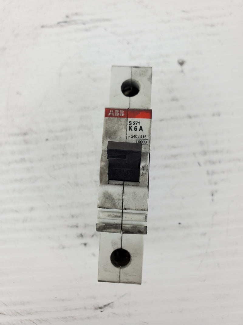 ABB S271 K6A Circuit Breaker 240/415 6000