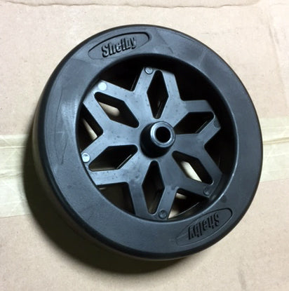 Shelby 6"x2" Plastic Diamond Spoke Trailer Dolly Wheel w/ Axle Bearing 1/2" Bore