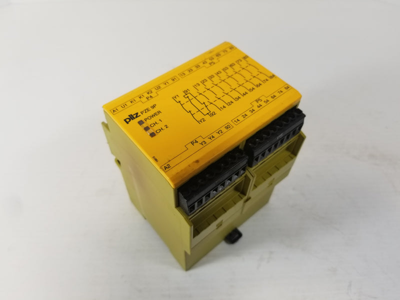 Pilz PZE 9P 24VACDC 8n/o 1n/c Safety Relay