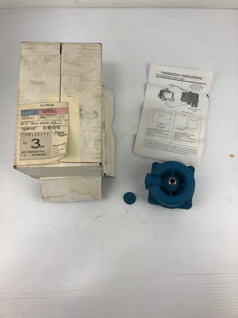 Bendix DV-2 Automatic Drain Valve