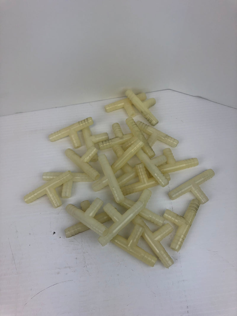 3" x 1-1/2" Nylon Tee Fitting Connectors (lot of 24)