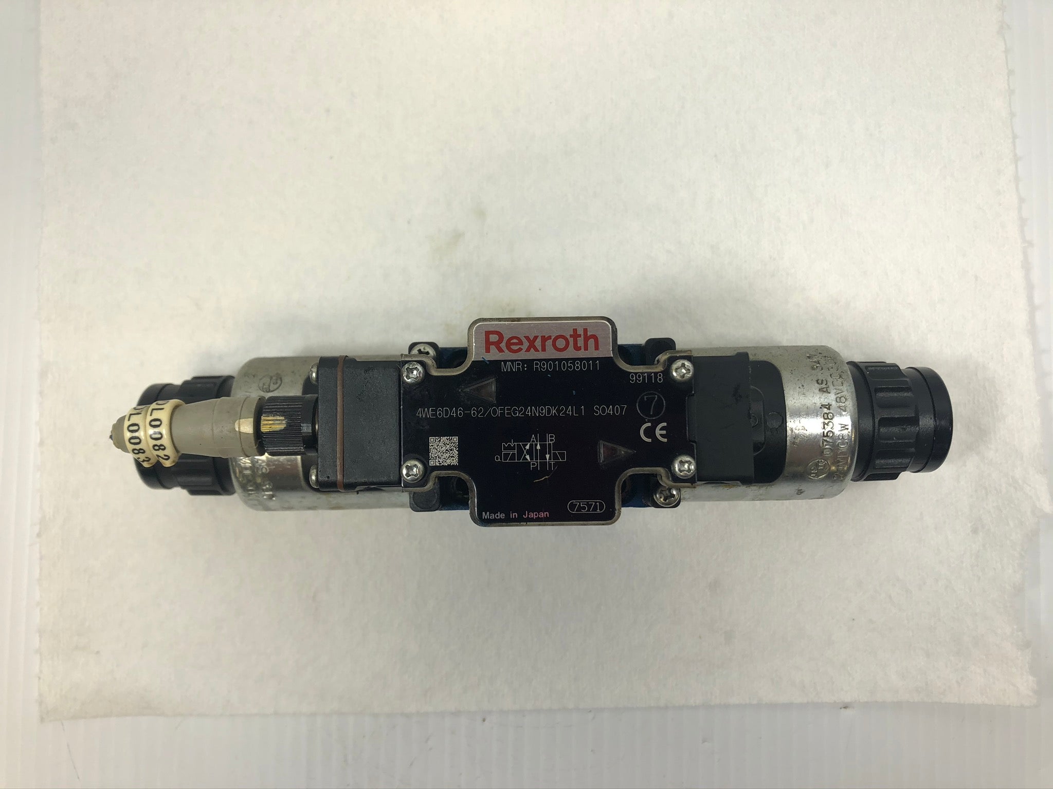 Rexroth 4WE6D46-62/OFEG24N9DK24L1 SO407 Hydraulic Solenoid Valve