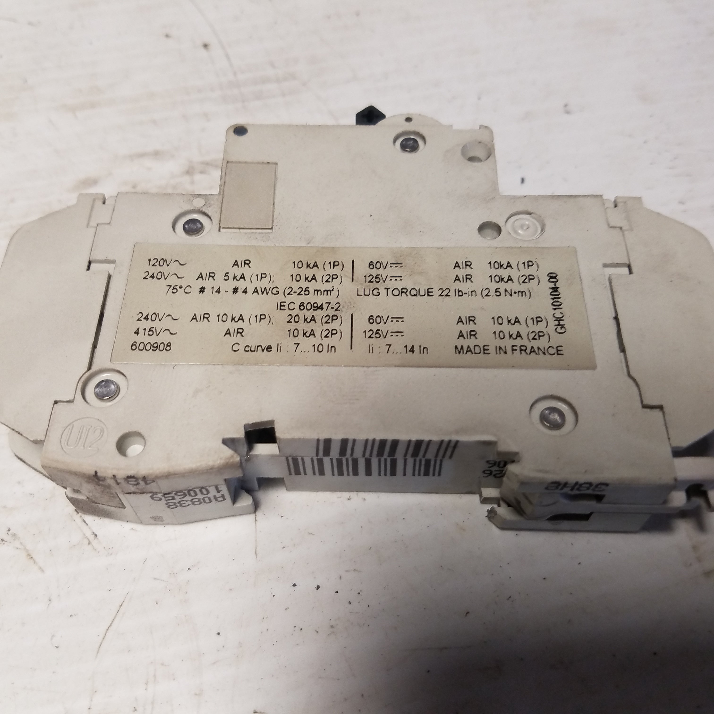 Merlin Gerin 60110 C10A Circuit Breaker
