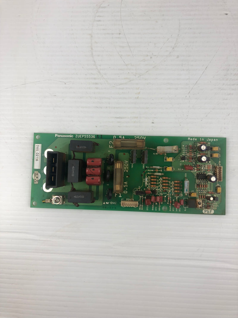 Panasonic ZUEP55536 Robotics Circuit Board 0.5A 250V