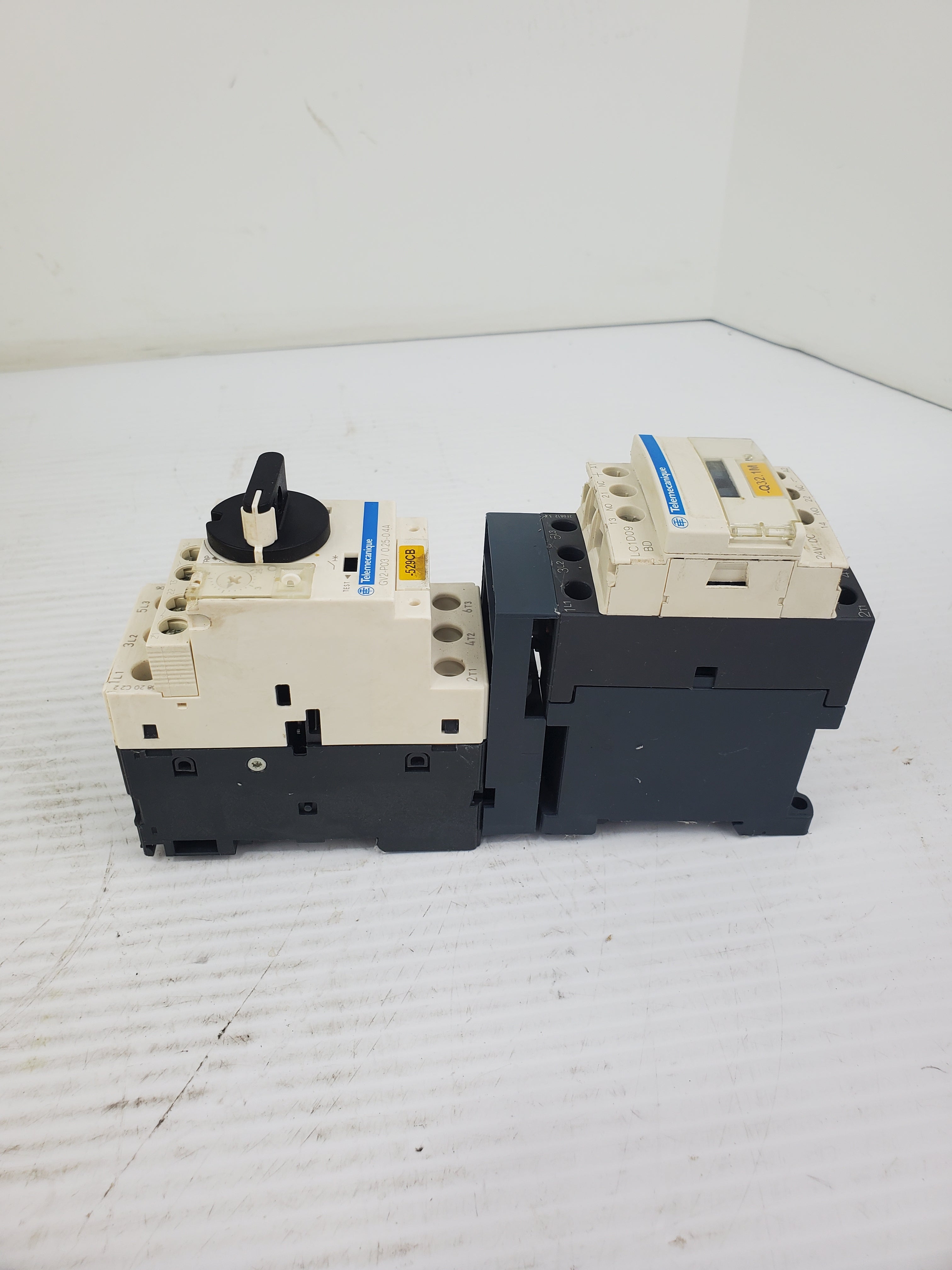 Telemecanique GV2-P03/0.25-0.4A Motor Circuit Breaker with LC1D09 Contactor