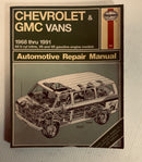 Haynes Automotive Repair Manual 1968 - 1991 Chevrolet & GMC Vans